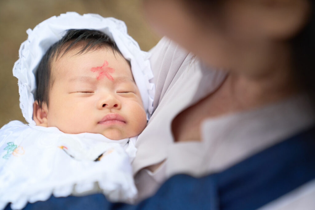 お宮参り奈良県・京都府木津川市_フォトスタジオワタナベ(渡辺写真館)_奈良_お参りアップ写真